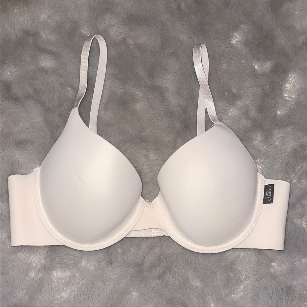 Vince Camuto White Lightly Lined Underwire T-Shirt Bra Size 36B